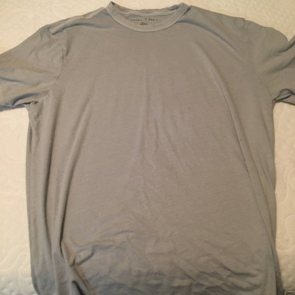 Plain Grey American Eagle Tshirt